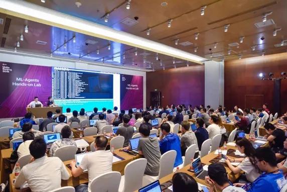 Artificial intelligence developers collaborating on open-source machine learning projects.