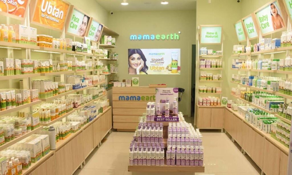Customers shopping inside a modern Lenskart and Nykaa retail store demonstrating India's growing omnichannel shopping experience.