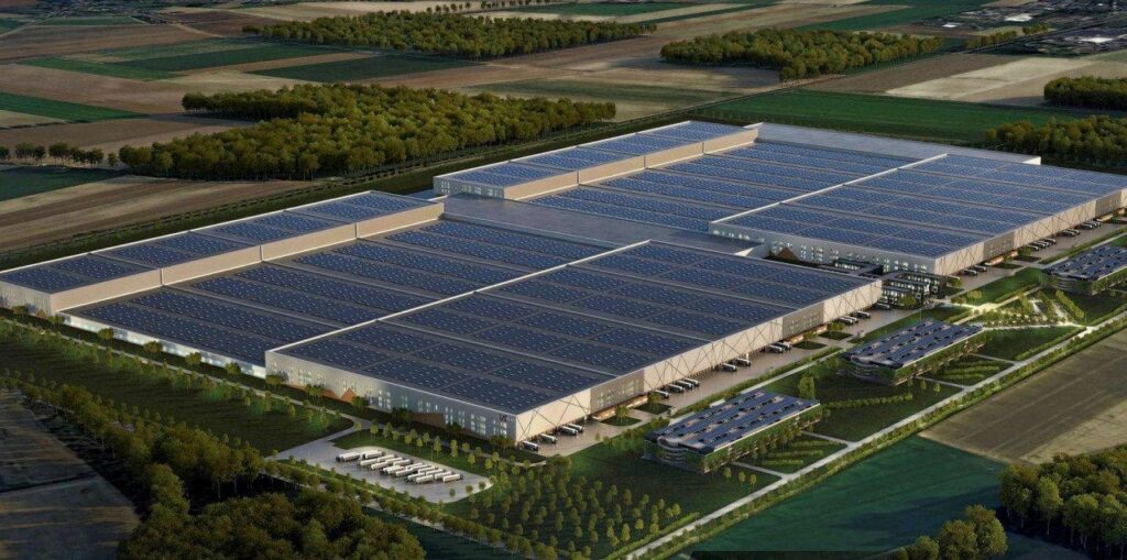 Renewable energy infrastructure representing Reliance's investment in solar power, green hydrogen, and AI-powered industrial growth
