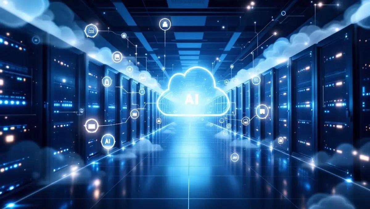 AI cloud computing infrastructure illustrating how artificial intelligence is changing software economics and SaaS business models