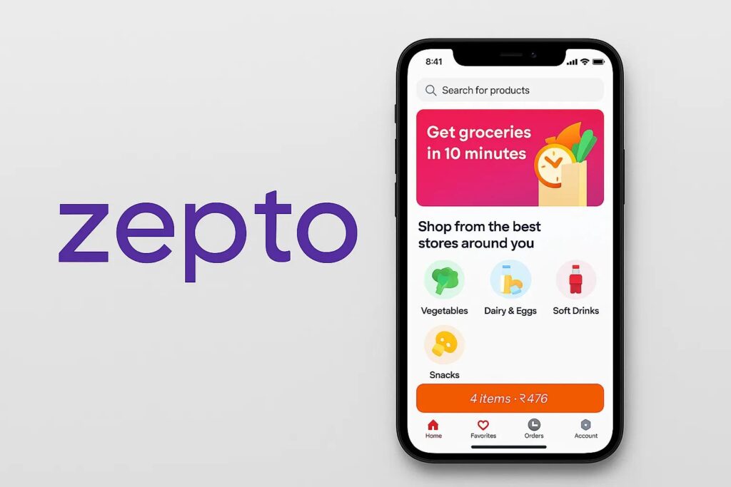 Zepto delivery network representing a disciplined city-by-city scaling strategy after product-market fit.