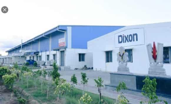 Dixon Technologies factory producing electronics for global and Indian brands through contract manufacturing.