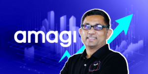 Baskar Subramanian and Srinivasan K.A., co-founders of Amagi, India's leading cloud-based media technology SaaS company serving broadcasters, OTT platforms, and streaming networks worldwide.