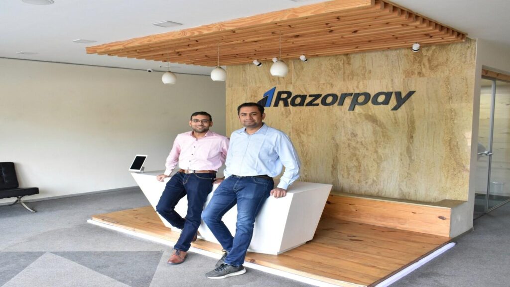 Harshil Mathur and the Razorpay platform representing disciplined startup funding and sustainable business growth.