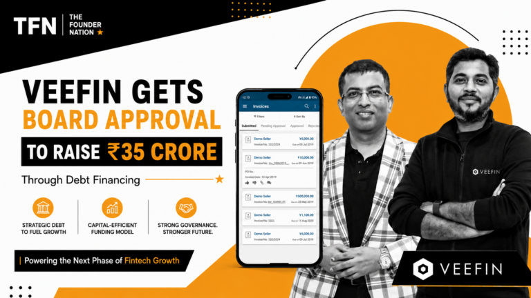 Veefin Gets Board Approval to Raise ₹35 Crore Through Debt Financing
