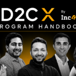 D2CX Converge program handbook featuring D2C founders and consumer brand leaders