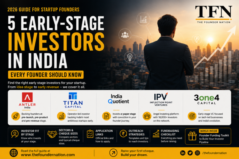 Early Stage Investors in India: 5 Investors Every Founder Should Know
