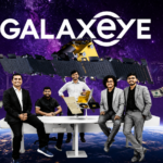 GalaxEye space tech startup founders featured with satellite and Earth visuals in a TFN editorial graphic