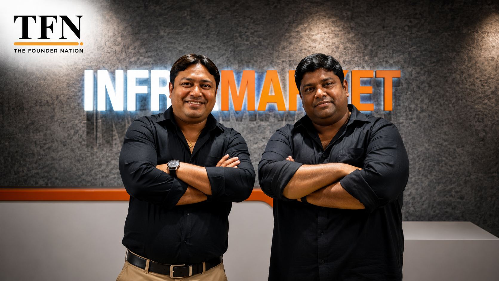 Infra.Market founders featured in a startup story by The Founder Nation