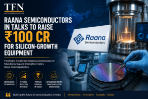 Raana Semiconductors in talks to raise ₹100 crore for silicon-growth equipment to support India's semiconductor manufacturing ecosystem.