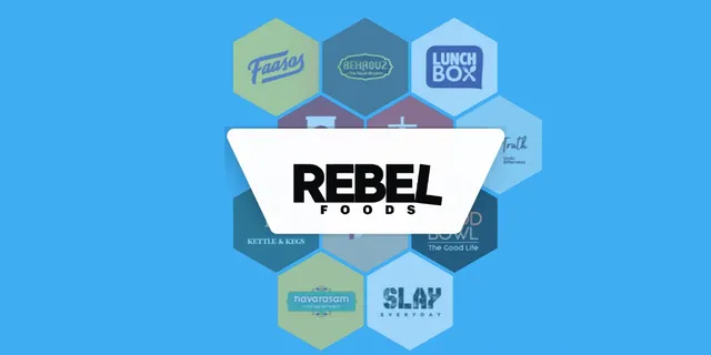 Rebel Foods founder Jaydeep Barman and Rebel Foods cloud kitchen brands