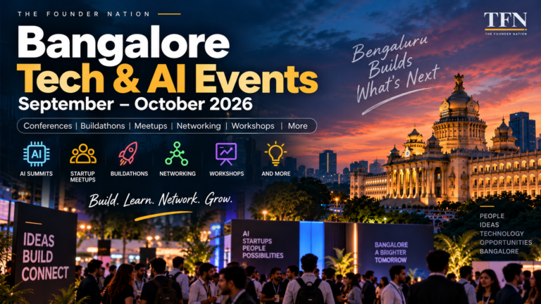 Bangalore Tech and AI Events: September–October 2026 Calendar