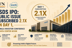 ESDS IPO: Public Issue Subscribed 2.1X On Day 1, Signals Investor Confidence in Data Center Boom