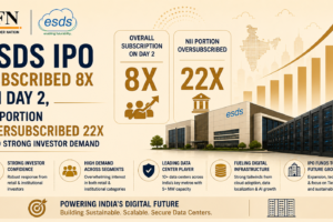 ESDS IPO Subscribed 8X On Day 2, NII Portion Oversubscribed 22X Amid Strong Investor Demand