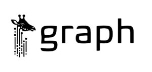 Graph technology startup logo featuring a stylized giraffe with digital circuit elements.