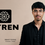 ZYREN founder featured alongside the company logo in a professional technology-focused visual.